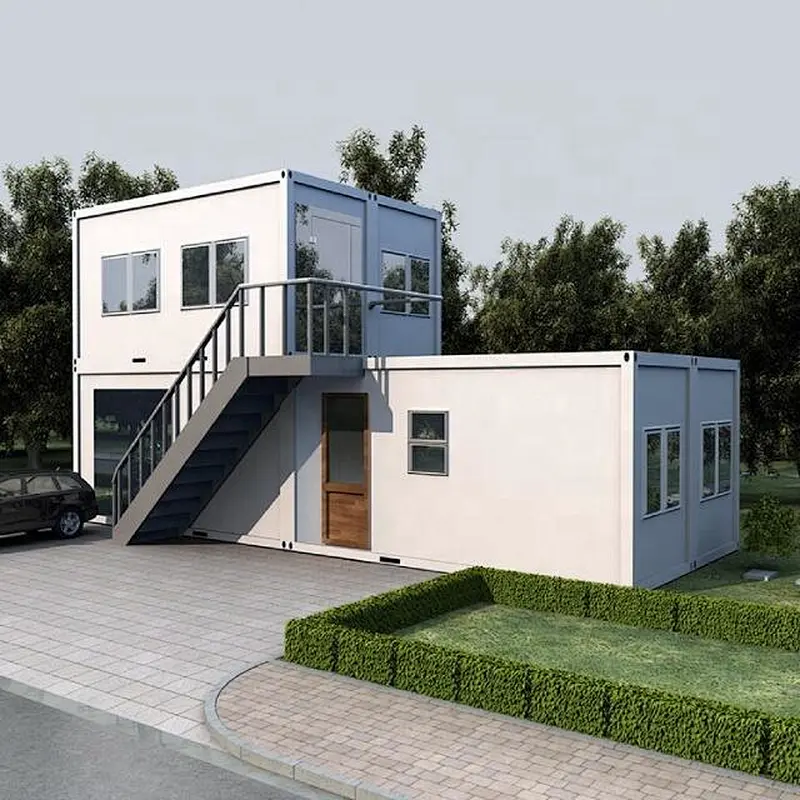 Casas prefabricadas grandes del envase del equipo completo del edificio de oficinas completo con las certificaciones