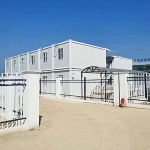 Casa contenedor portátil llena plana movible de XinCheng para el campamento