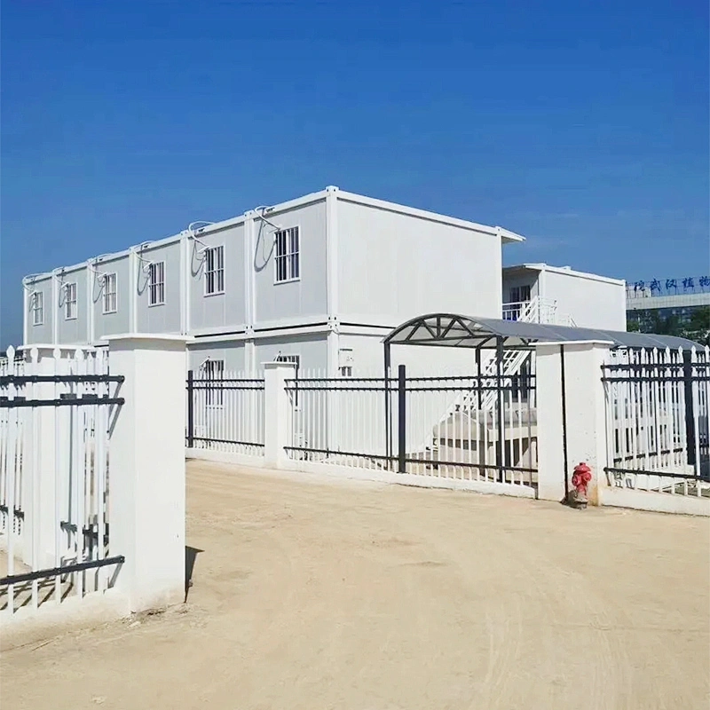 Casa contenedor portátil llena plana movible de XinCheng para el campamento