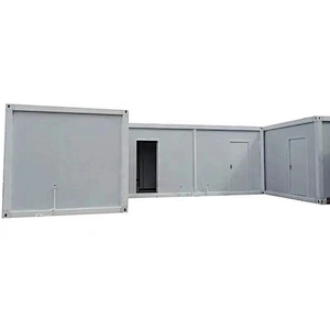 New Design Modular Steel Frame Glass Wall Container Homes Houses