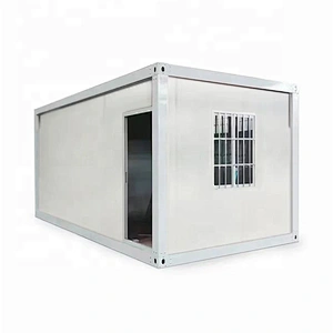 Contenedor barato ropa móvil casa marco de acero