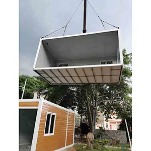 Venta caliente montaje fácil prefabricado casa contenedor de embalaje plano móvil