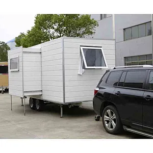 Venta caliente montaje fácil prefabricado casa contenedor de embalaje plano móvil