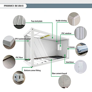 Hight quality 20ft container house Portable house for live