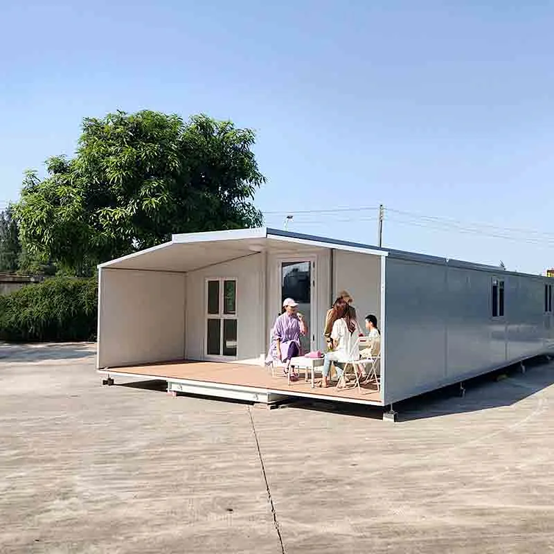 Venta caliente montaje fácil prefabricado casa contenedor de embalaje plano móvil