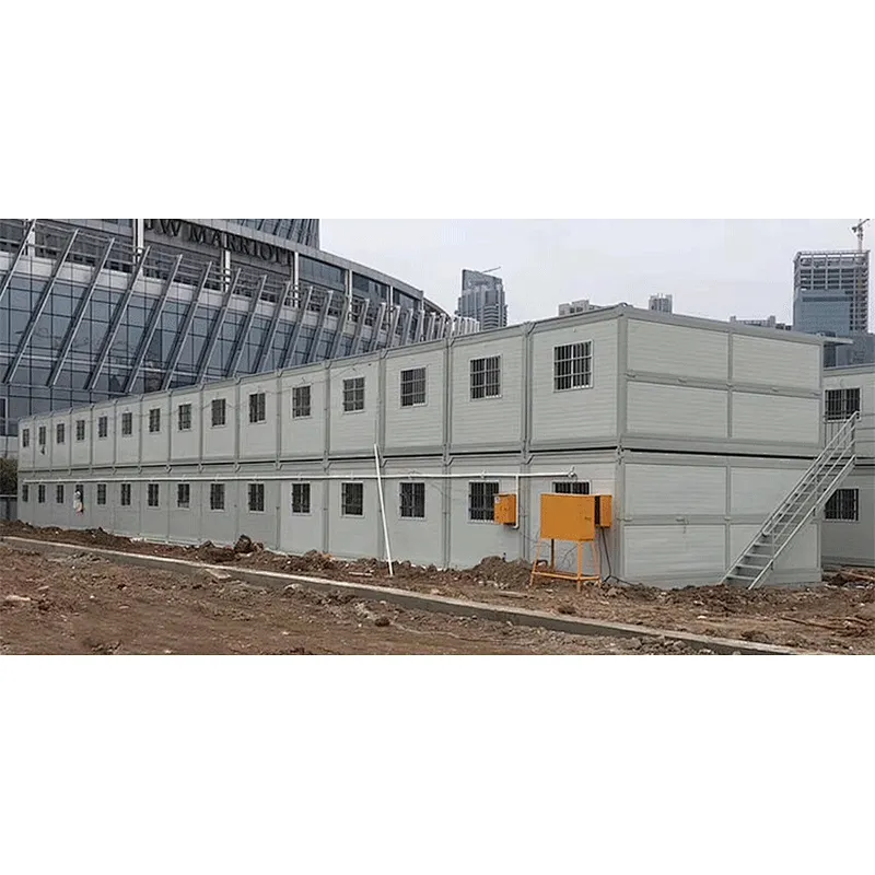 Casa contenedor de cabina prefabricada Casa contenedor plegable portátil para ventas