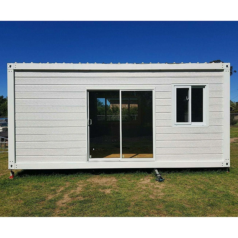 Casa de contenedores prefabricada Casa pequeña de oficina brillante