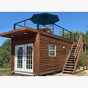 Casa contenedor móvil Cabaña de lujo prefabricada