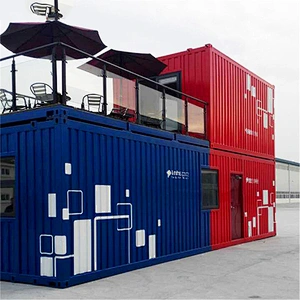 Colorful shipping container house Prefab container  for shop