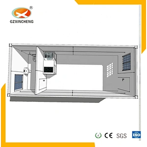 Floading container house steel struture building
