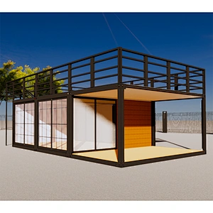 light bar luxury prefa Container house home modulares prefabricadas restaurant
