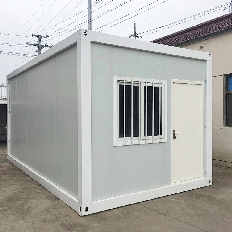 Casa viva del envase modular prefabricado de la estructura de acero ligera