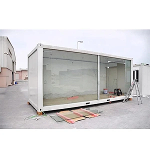 Modular Container Office with Glass Wall