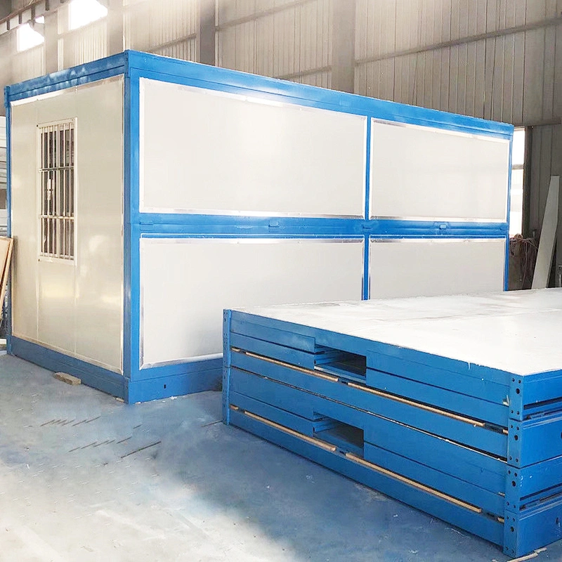 Casa contenedor plegable Se instala fácilmente con 4 pasos