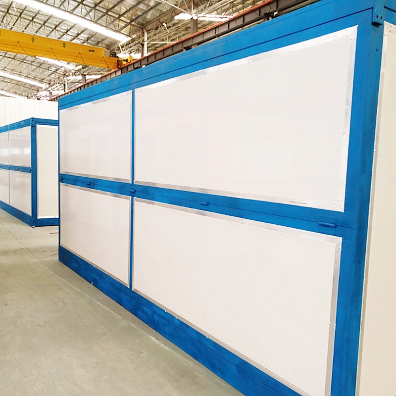Casa contenedor plegable Se instala fácilmente con 4 pasos
