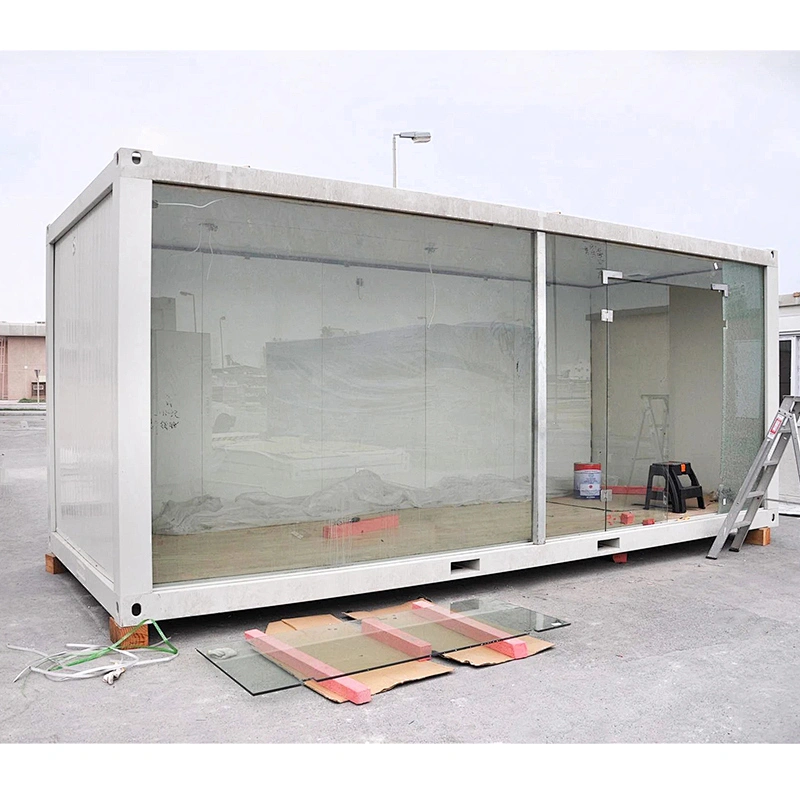 Modular Container Office with Glass Wall