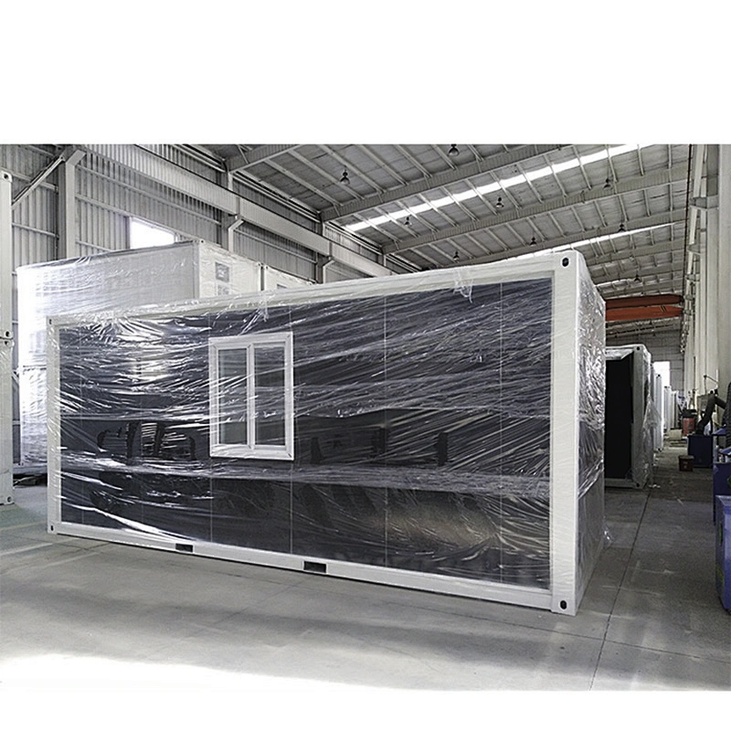 Prefab house Container mobile home with expandable rain canopy