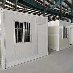 Paquete plano prefabricado contenedor plegable sala de estar