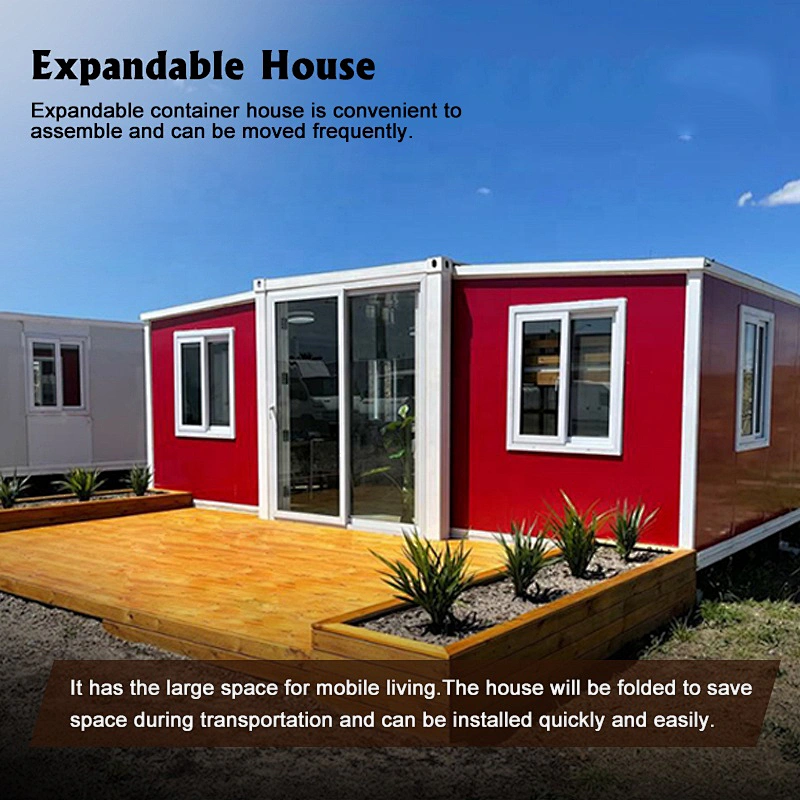 Casa extensible plegable portátil del envase del diseño moderno para vivir