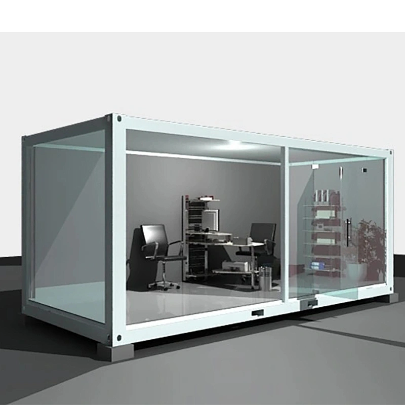 Modular Container Office with Glass Wall