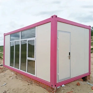 Oficina de contenedores Modular de paquete plano de diseño más reciente