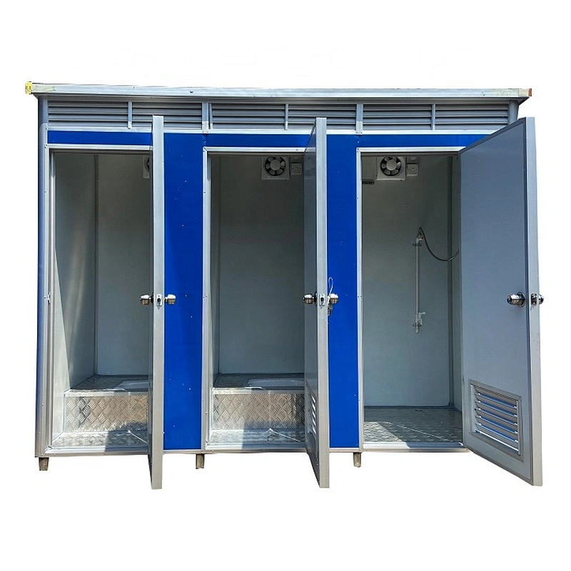 Inodoro móvil temporal modular con inodoro Squat sentado