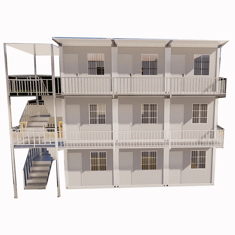 Three-floor Prefabricated Homes for dormitory classroom