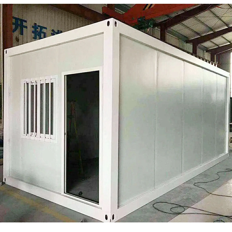 Casa viva del envase modular prefabricado de la estructura de acero ligera