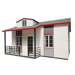 Light steel frame house building prefab houses villa