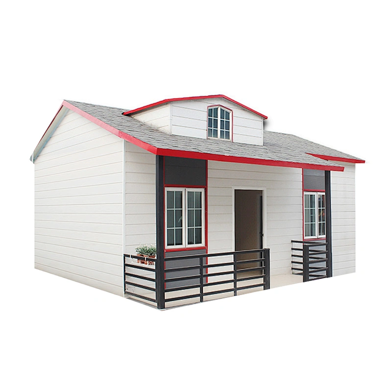 Light steel frame house building prefab houses villa