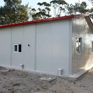 Casa de estructura de acero prefabricada moderna estándar C.E de alta calidad
