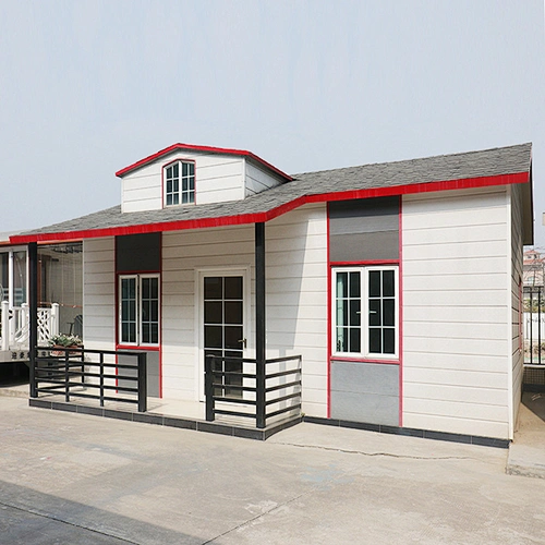 Villa de casas prefabricadas de construcción de casas de marco de acero ligero