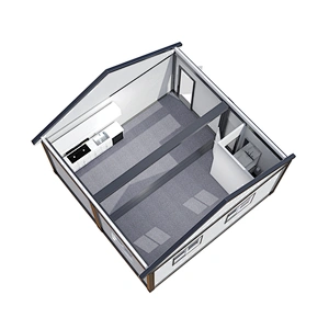 Prefabricated house double container home seamless stitching