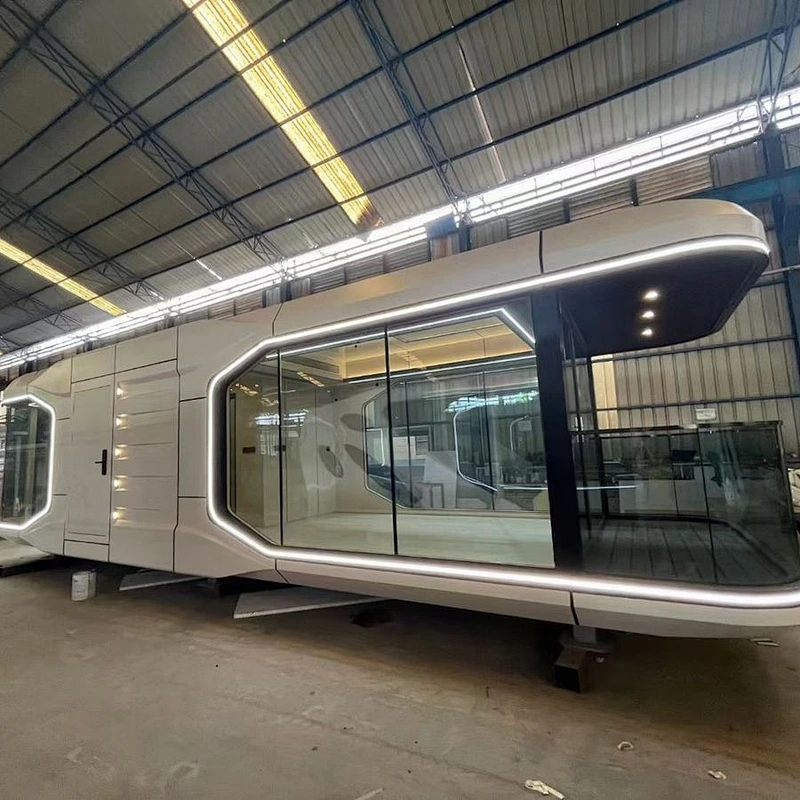 Luxury Modern Cabin  Prefabricated Mobile Space Capsule House