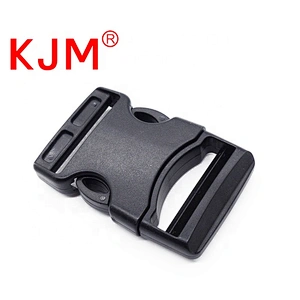 Backpack camera bag plastic side release belt buckle