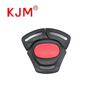 KJM 3 way Plastic Safety Seat Strap Belt Harness Car Seat Safety Release Buckle for Baby Carriage or Baby Swing