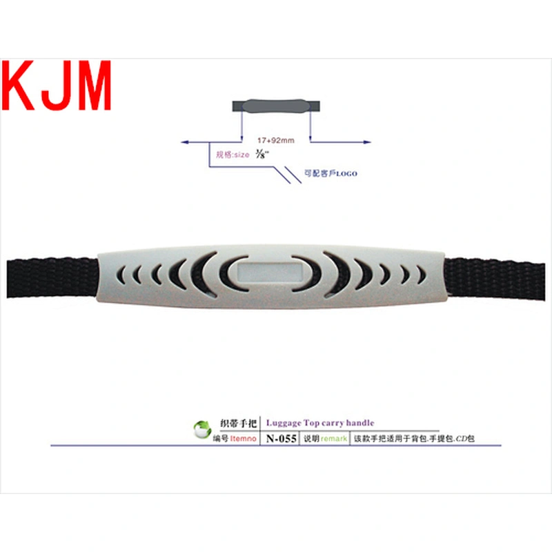 White and black belt good quality fashion plastic webbing handle for bag