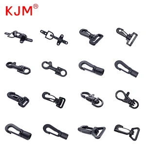 Factory OEM POM snap clip hooks strap belt hooks rotary plastic swivel snap buckle hook