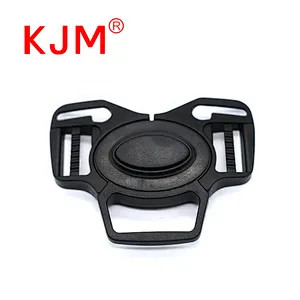Dual adjustable 5 way plastic quick release buckle for baby stroller