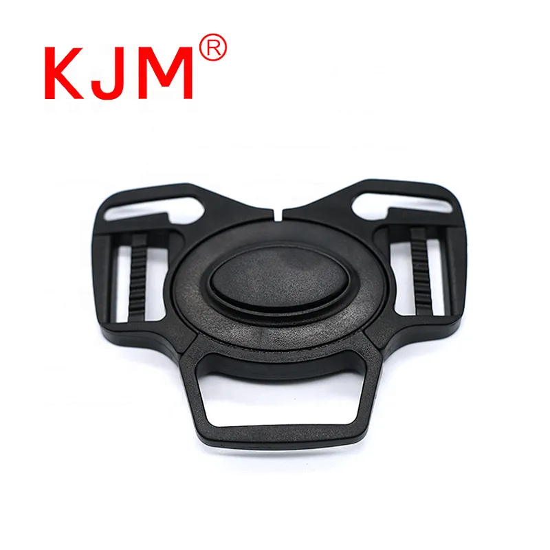 Dual adjustable 5 way plastic quick release buckle for baby stroller