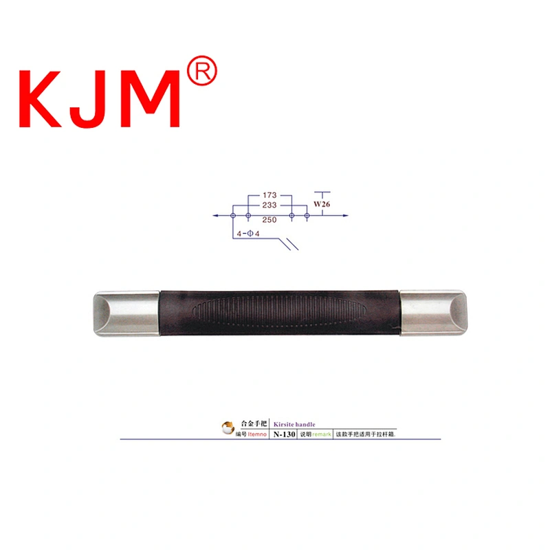 Wholesale Plastic Black Handle With Zinc Alloy for Luggage