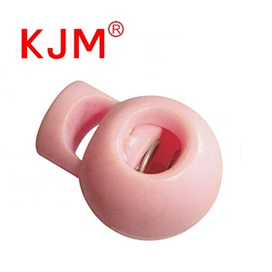In Stock Plastic Bag Round Spring Toggle Cord Lock Stopper for Travel Backpack Clothing Shoes