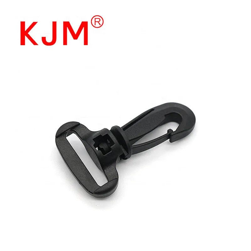 KJM strong plastic safety harness swivel snap hook for baby pushchair