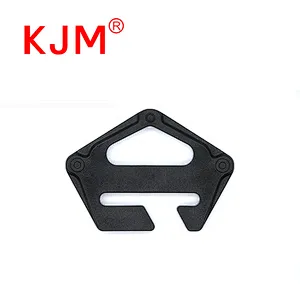 KJM  Eco-friendly Plastic Triangle Tri Glide Slide Buckle for Backpack Bag