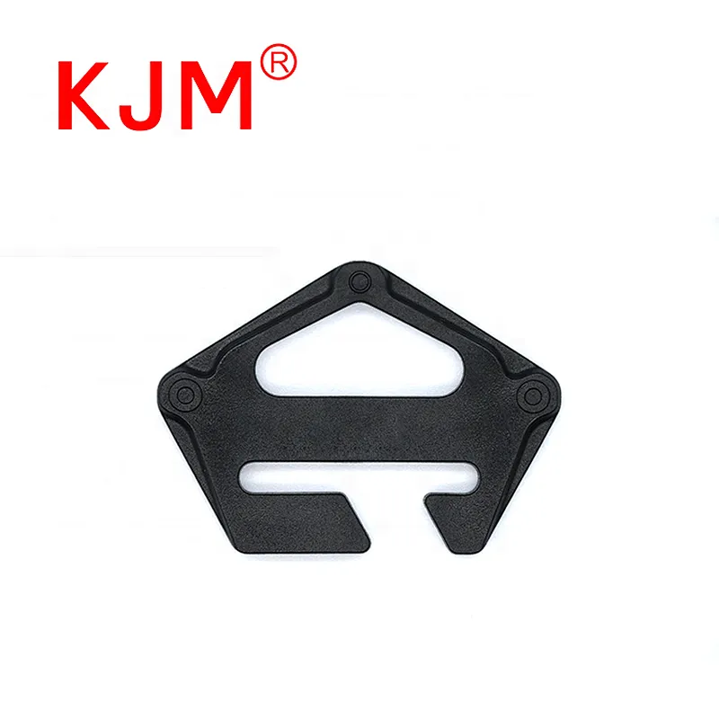 KJM  Eco-friendly Plastic Triangle Tri Glide Slide Buckle for Backpack Bag