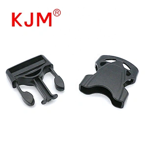 KJM Adjustable Plastic Quick Release Buckle Backpack Clip for Multi-functional Bag