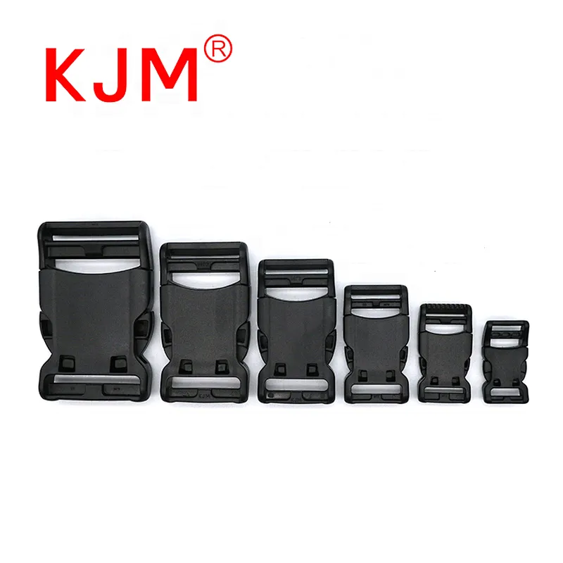 Strong Pull Curved Quick Side Release Plastic Buckle for Pet Dog Collar