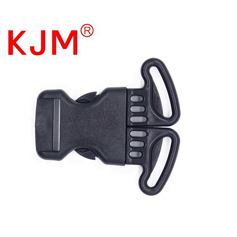 Dual POM plastic 3 way side release baby stroller buckle