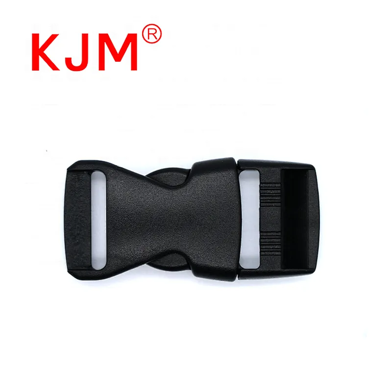Factory POM adjustable plastic safety belt side release buckle for baby carrier mom bags