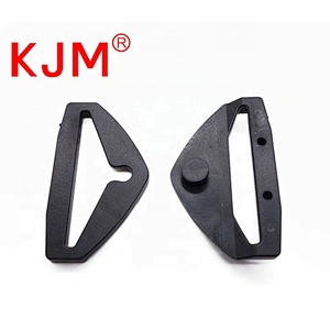 KJM High Quality Black POM Plastic Interlocking Buckle for Luggage Strap